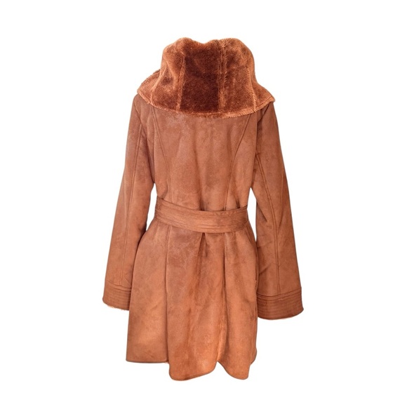 GET Faux Shearling Coat Women M Folklore Taylor Swift Fallcore - Picture 6 of 12